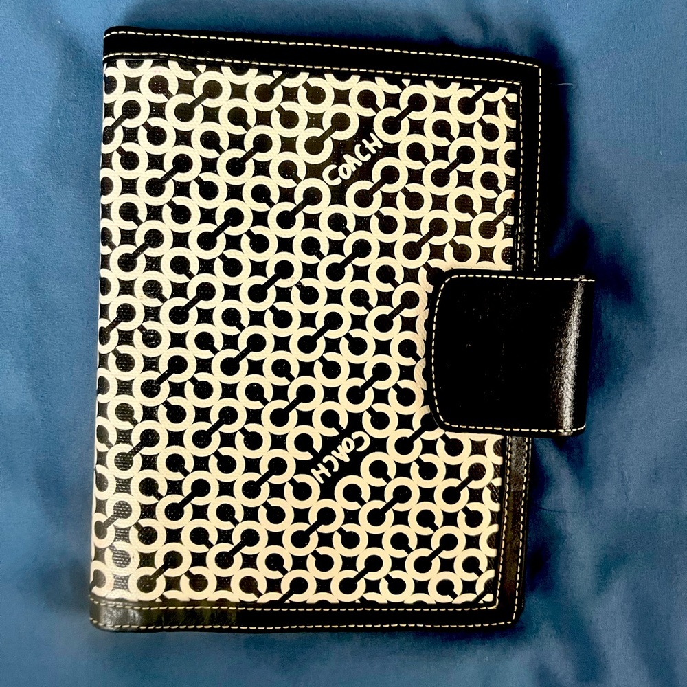 COACH day planner/journal book